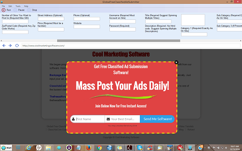 Global Free Classified Ad Submitter